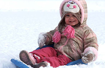 to Courchevel with a child