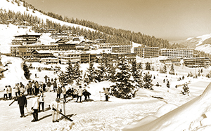 time in Courchevel
