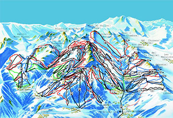 Courchevel ski areas